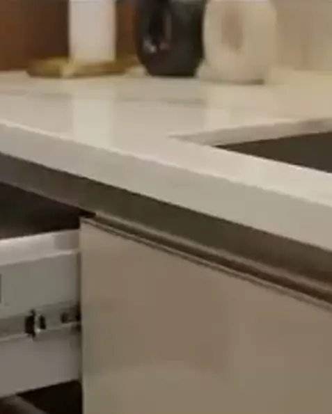 Kitchen counter and sink detail
